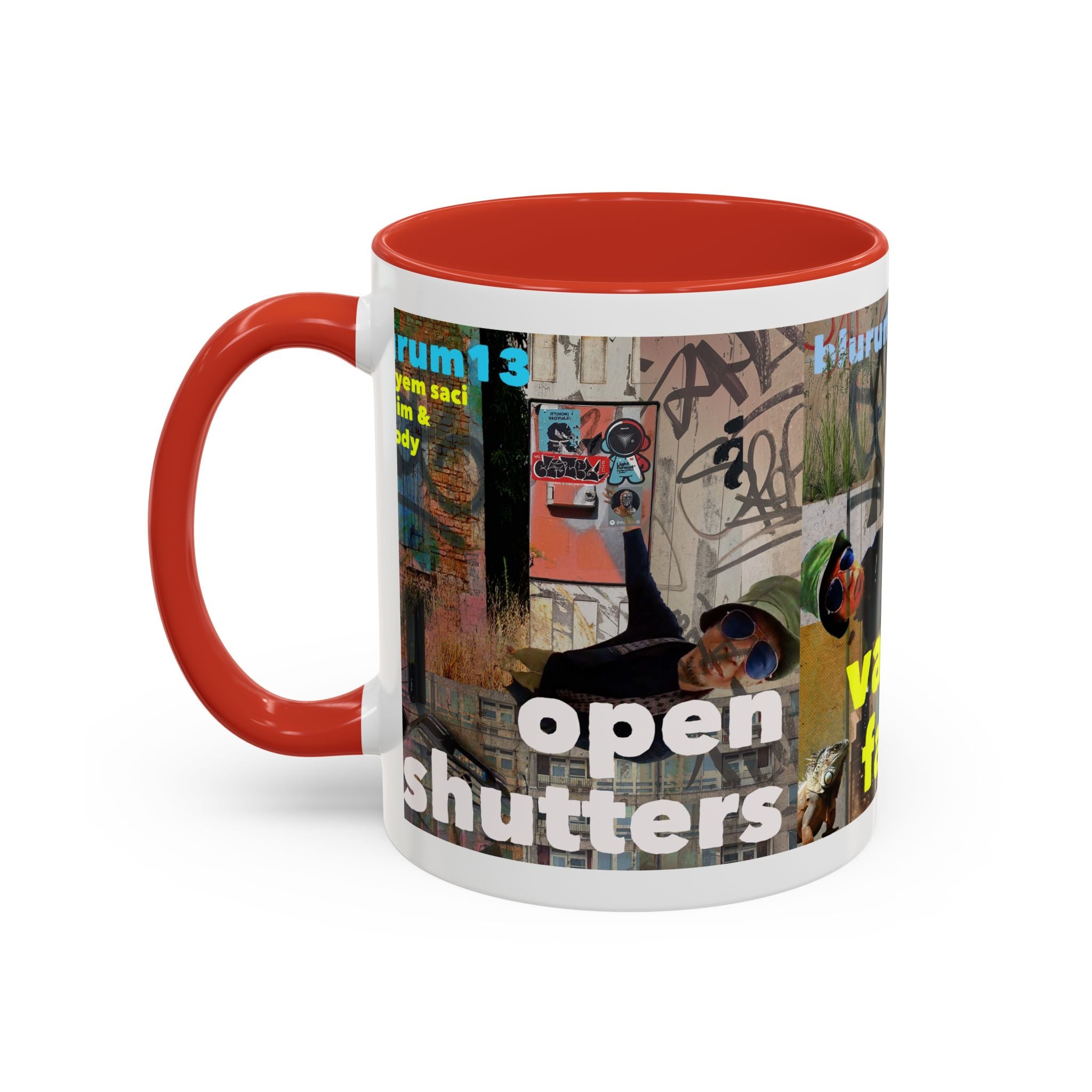 Vaguely Familiar Collage Accent Coffee Mug (11/15oz)