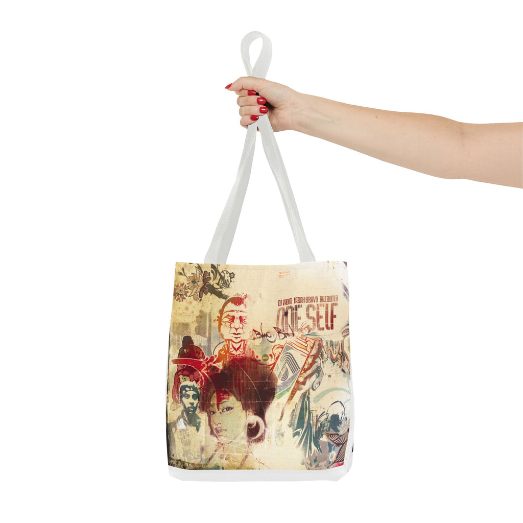 Children of Possibility Vintage Tote Bag - 'One Self' Artistic Printed Canvas Tote