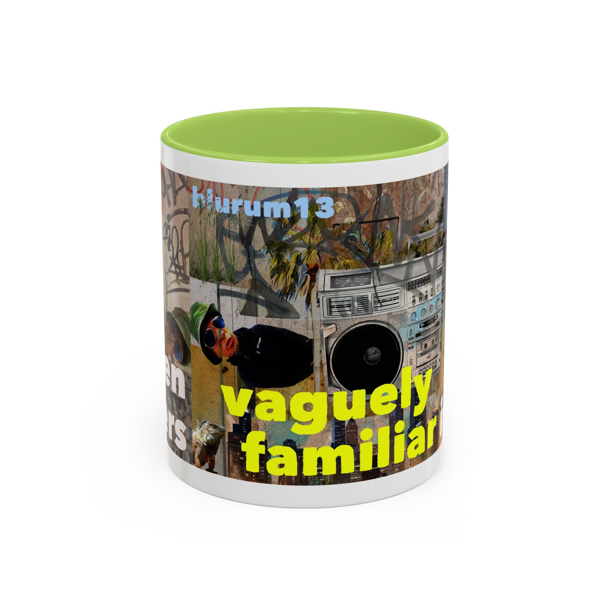 Vaguely Familiar Collage Accent Coffee Mug (11/15oz)