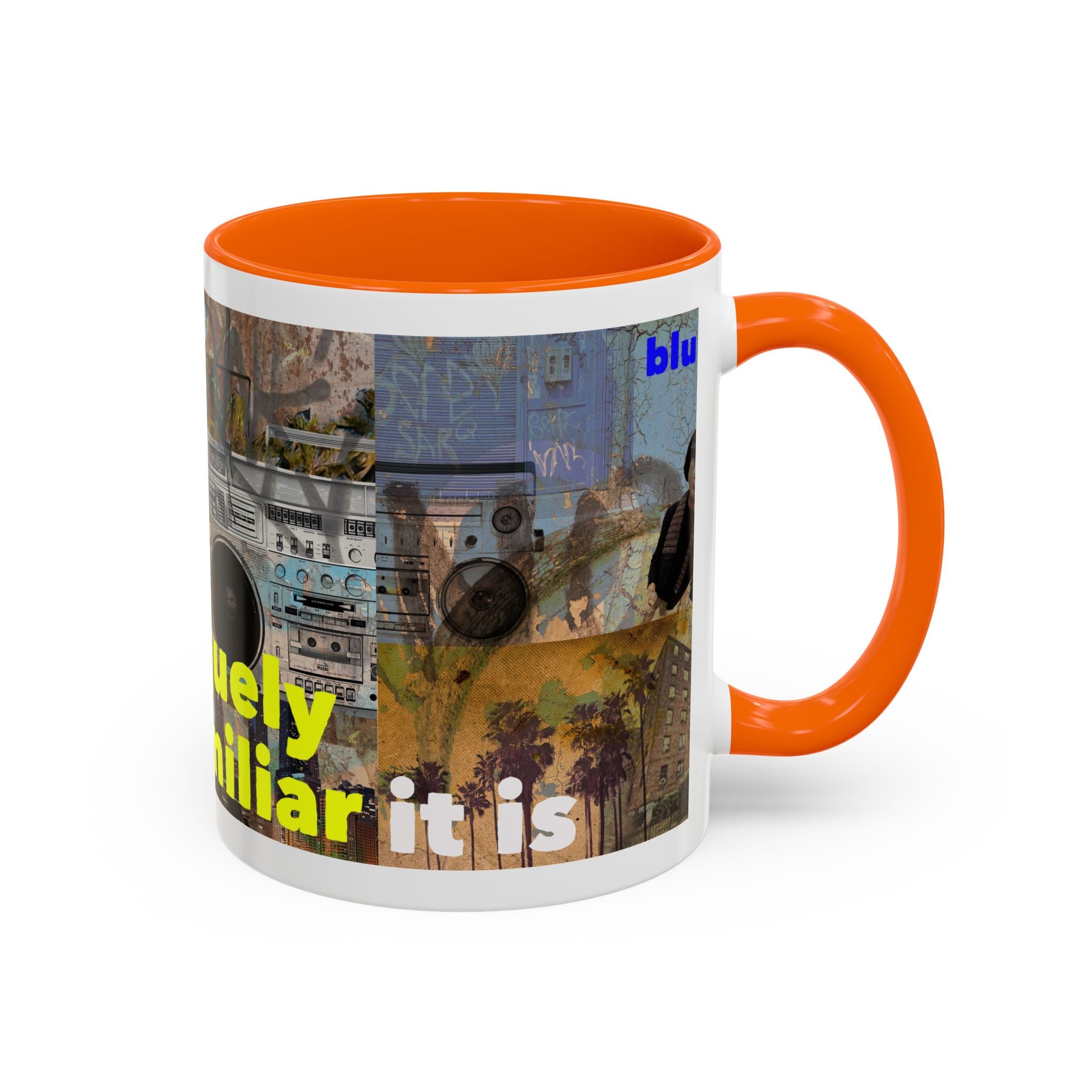 Vaguely Familiar Collage Accent Coffee Mug (11/15oz)