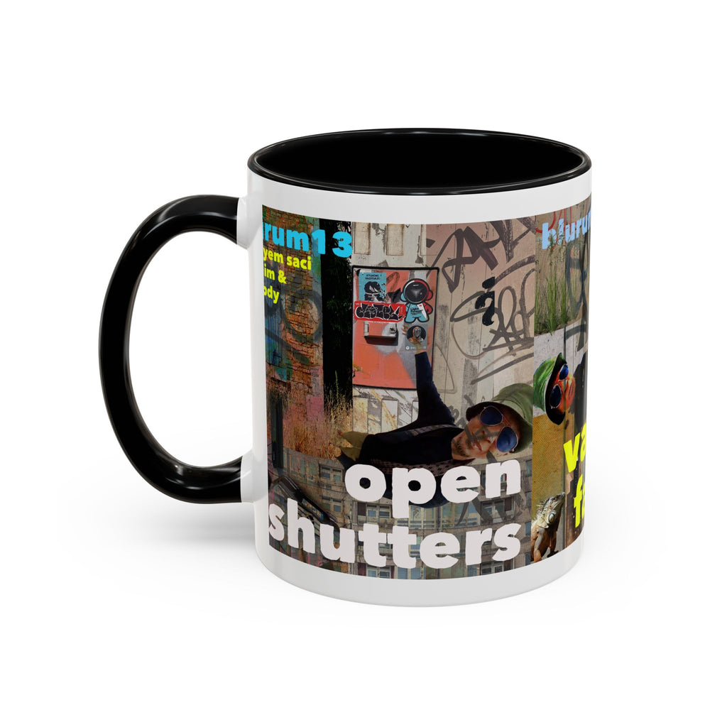 Vaguely Familiar Collage Accent Coffee Mug (11/15oz)