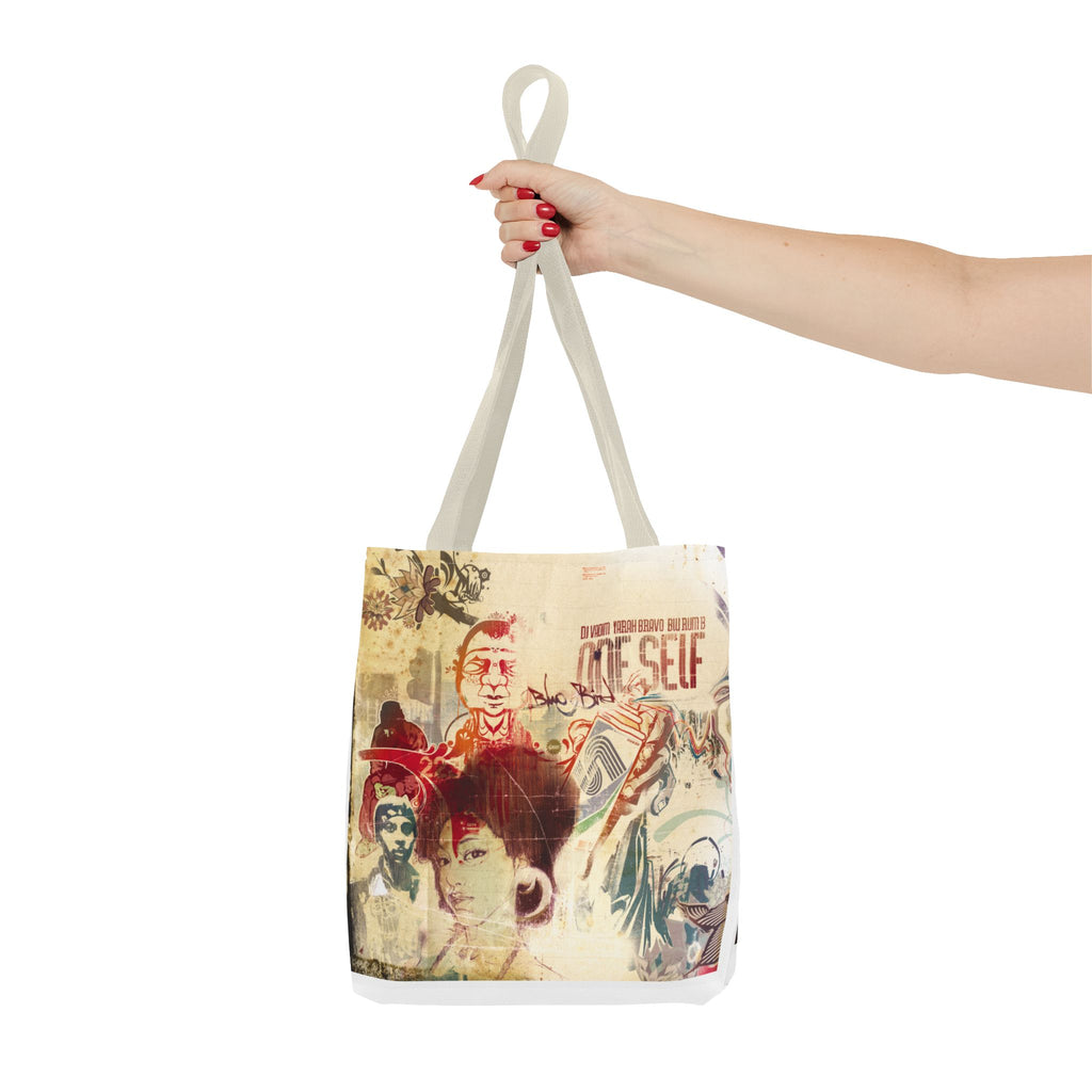 Children of Possibility Vintage Tote Bag - 'One Self' Artistic Printed Canvas Tote