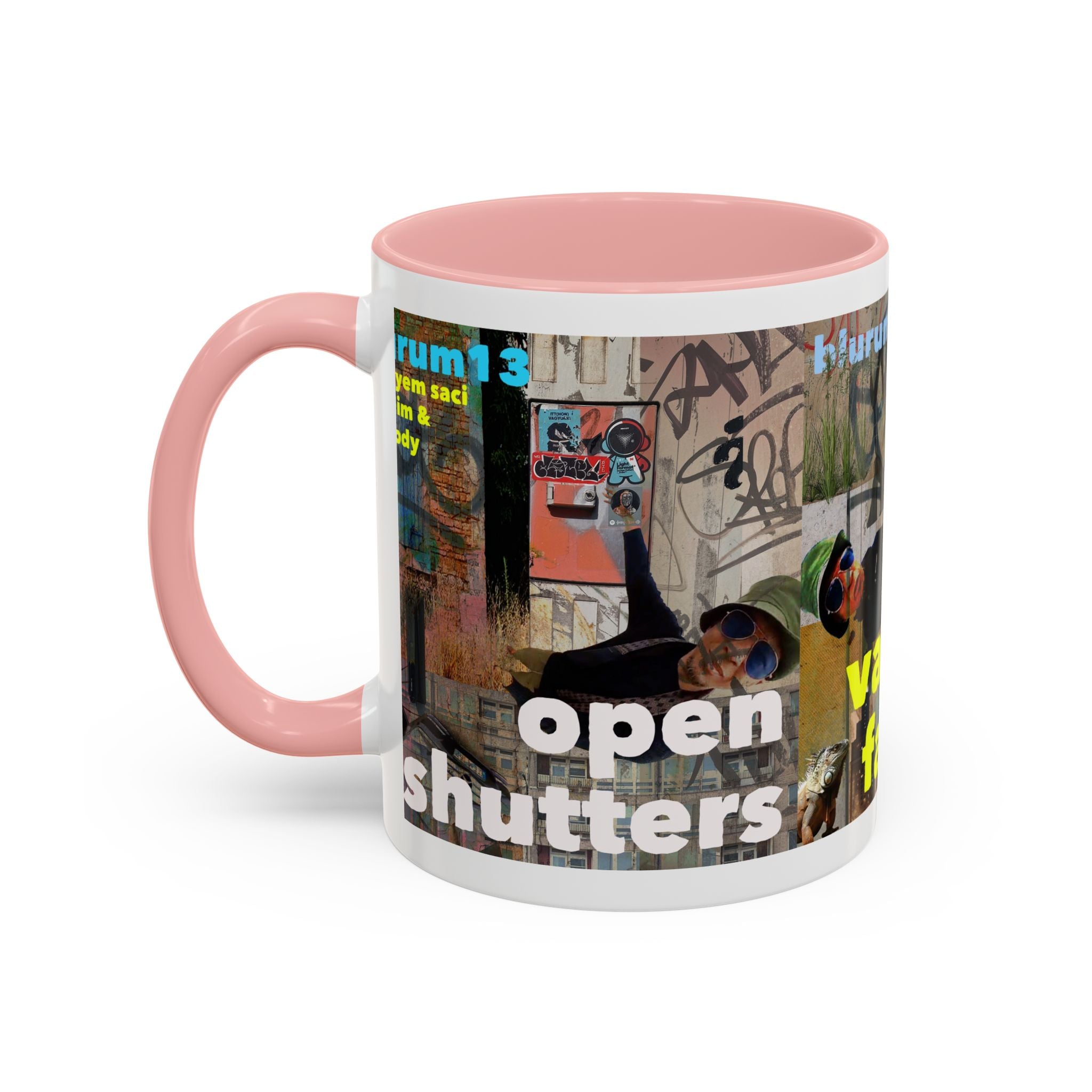 Vaguely Familiar Collage Accent Coffee Mug (11/15oz)