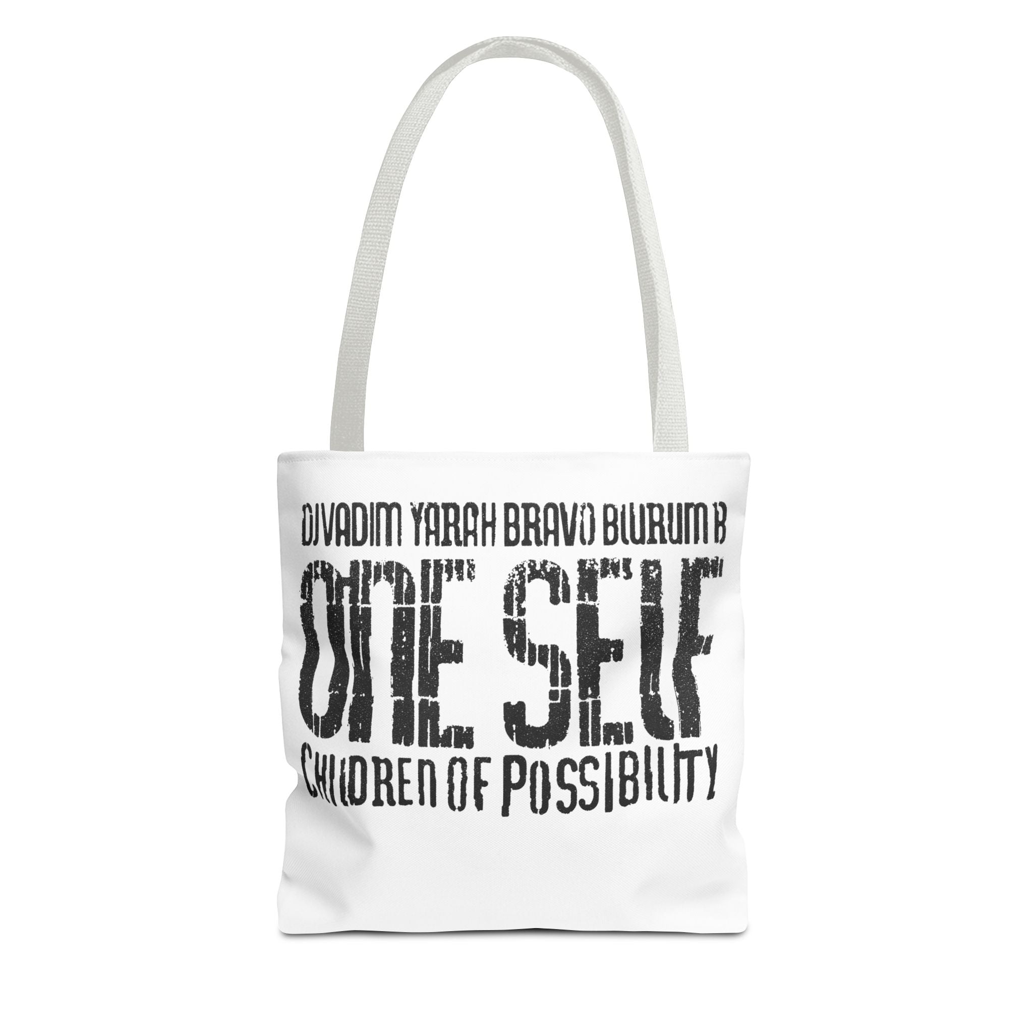 One Self Tote Bag — Inspirational 'Children of Possibility' Graphic Tote