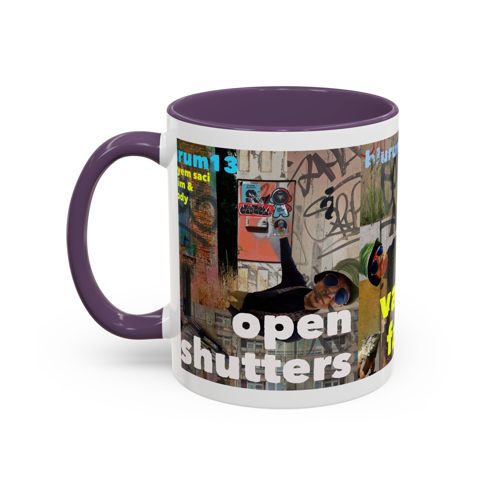 Vaguely Familiar Collage Accent Coffee Mug (11/15oz)