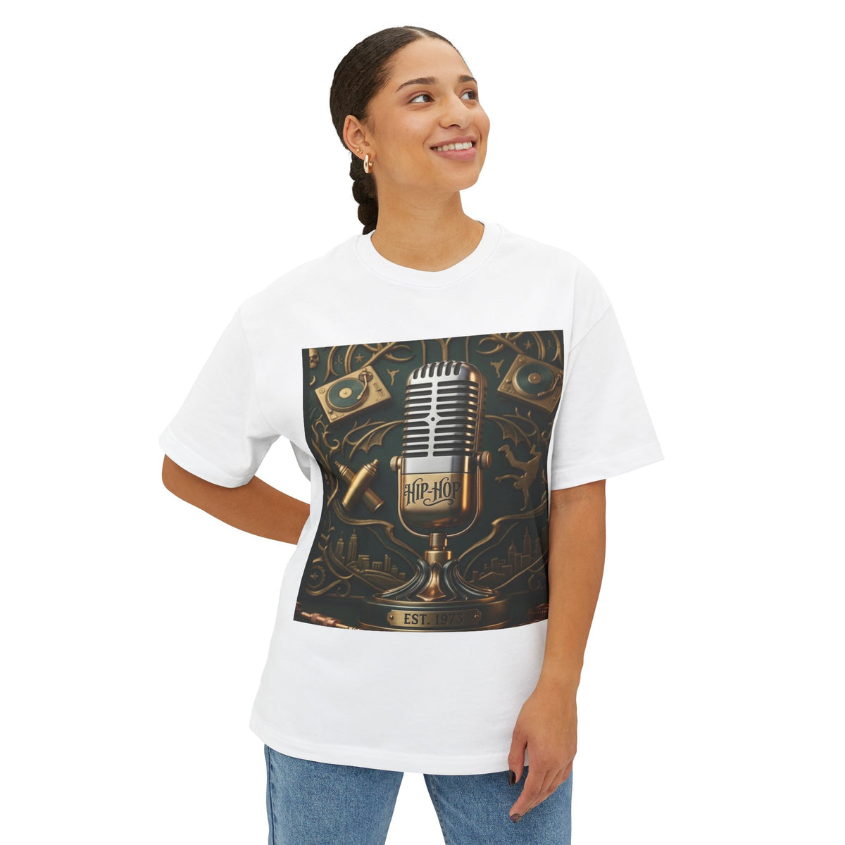 Hip Hop Vintage Microphone Tee