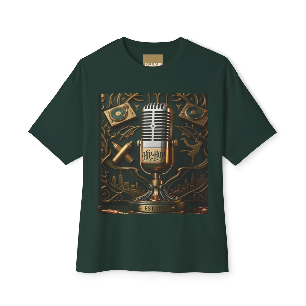 Hip Hop Vintage Microphone Tee
