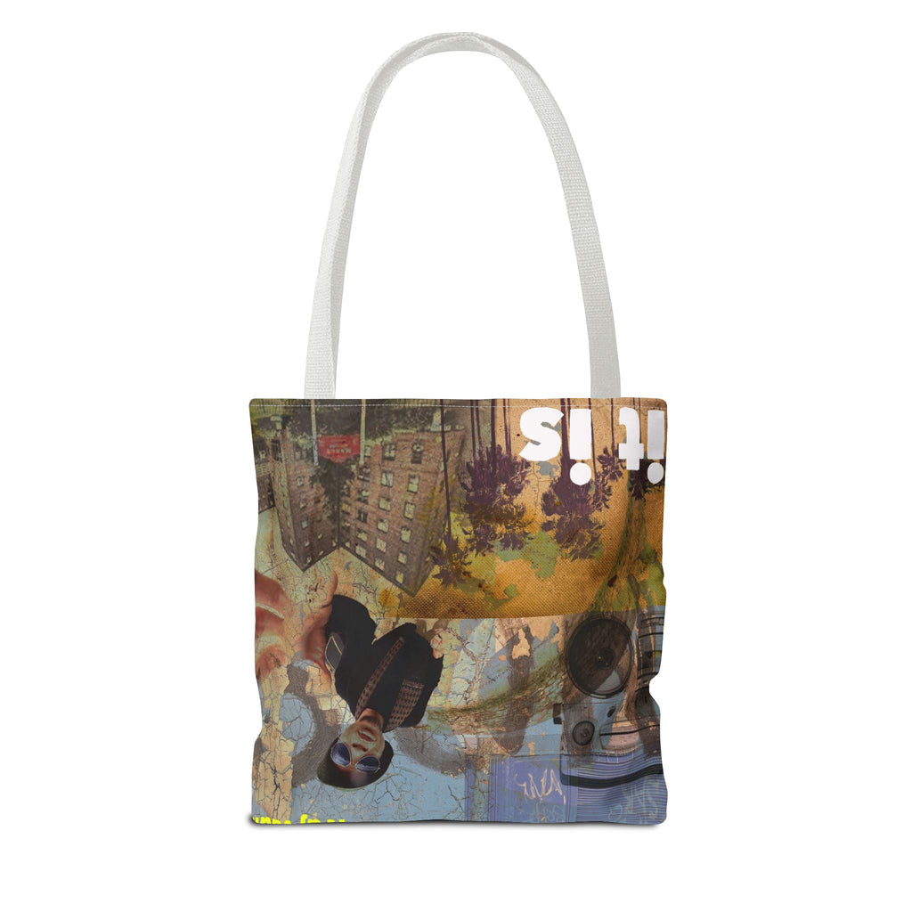 Open Shutters Graphic Tote Bag