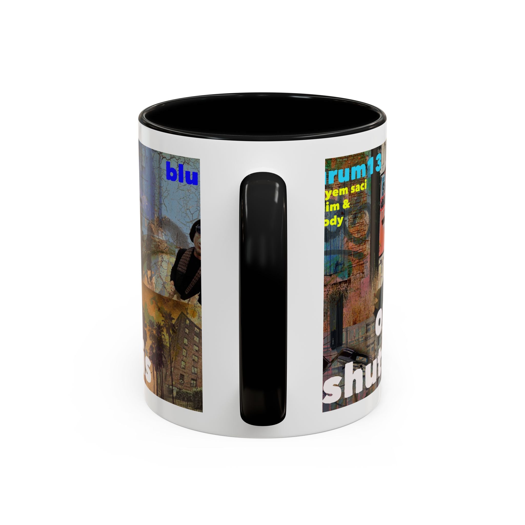 Vaguely Familiar Collage Accent Coffee Mug (11/15oz)
