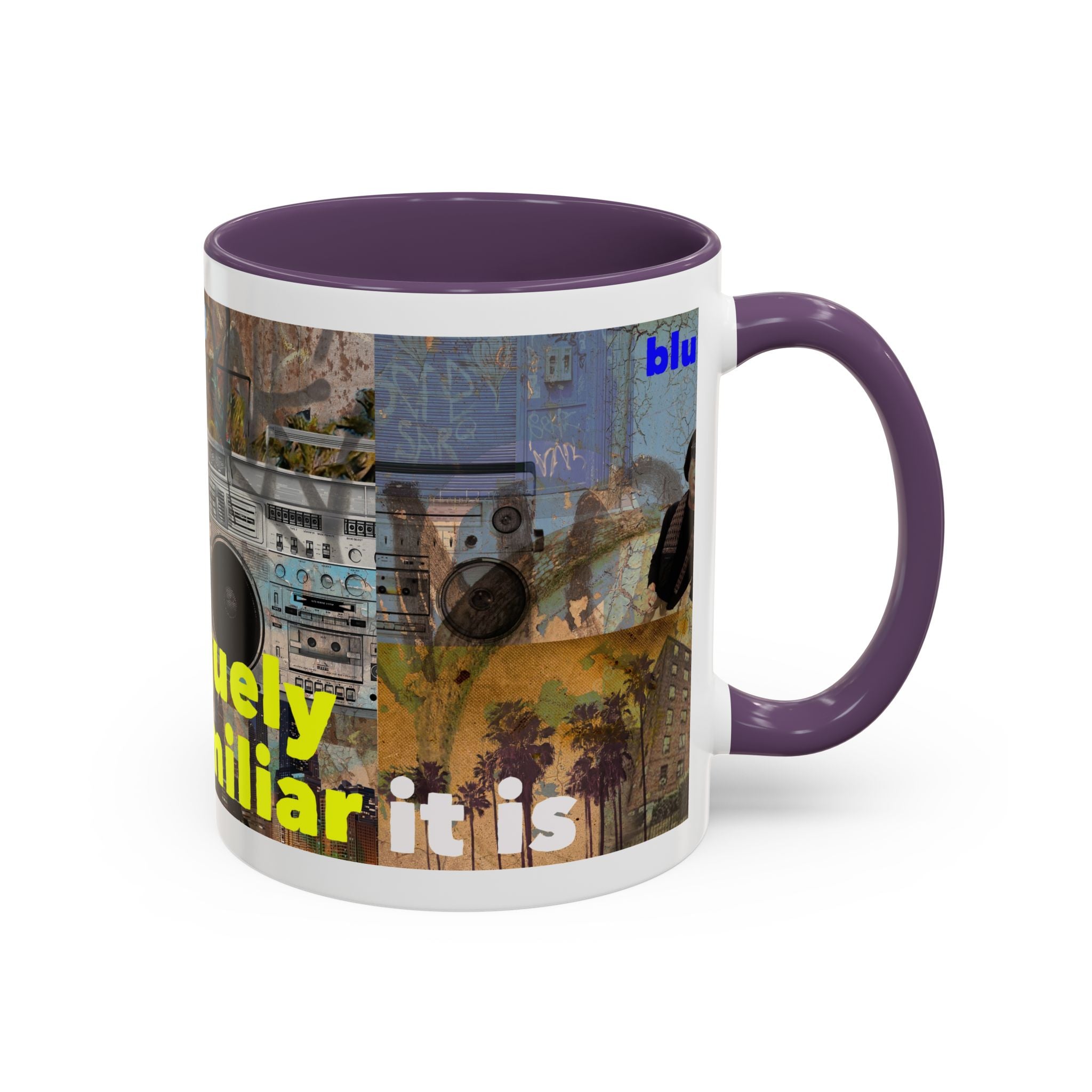 Vaguely Familiar Collage Accent Coffee Mug (11/15oz)