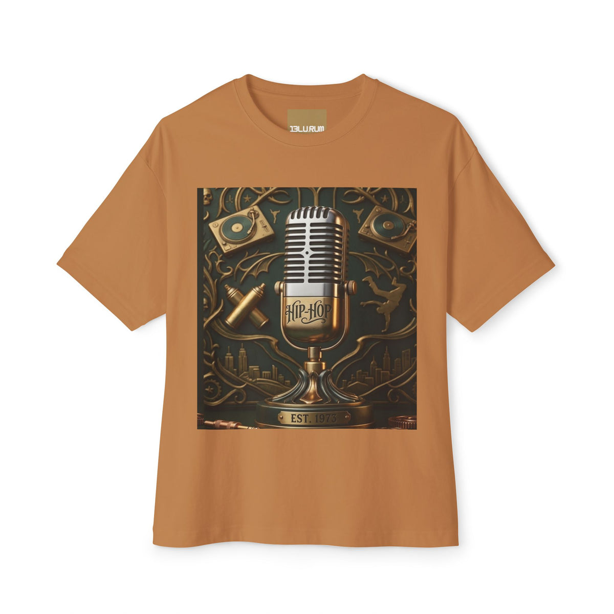 Hip Hop Vintage Microphone Tee