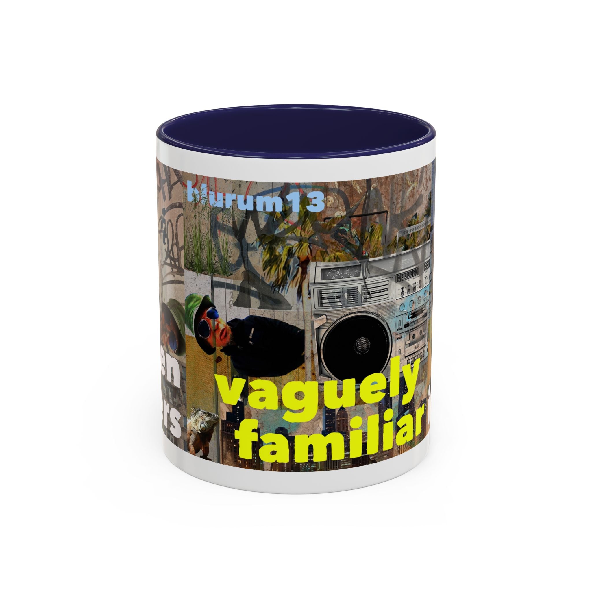 Vaguely Familiar Collage Accent Coffee Mug (11/15oz)
