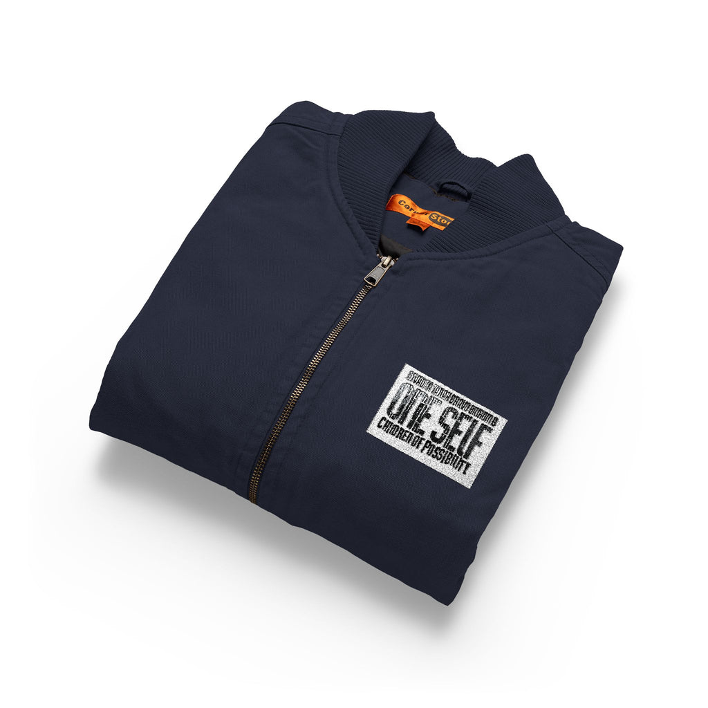 Washed Duck Cloth Work Vest — Embroidered Chest Patch