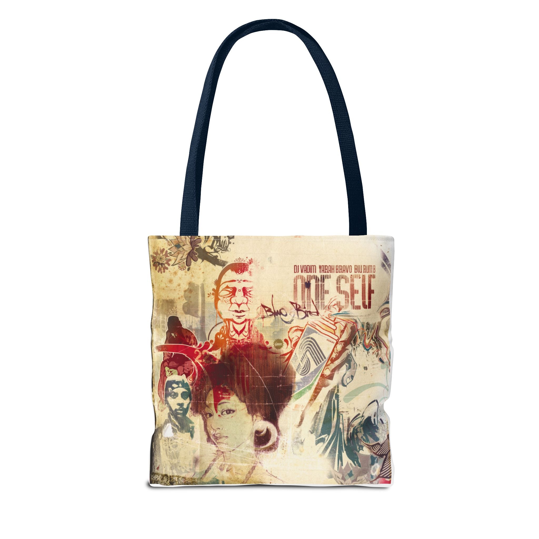 Children of Possibility Vintage Tote Bag - 'One Self' Artistic Printed Canvas Tote