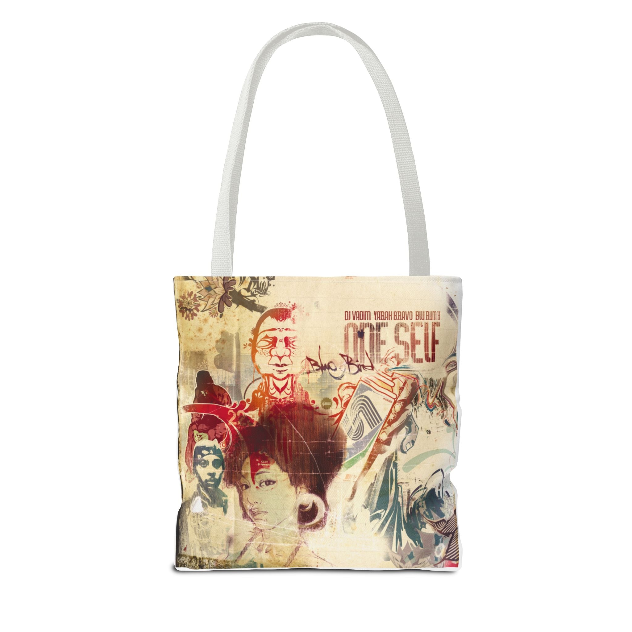 Children of Possibility Vintage Tote Bag - 'One Self' Artistic Printed Canvas Tote