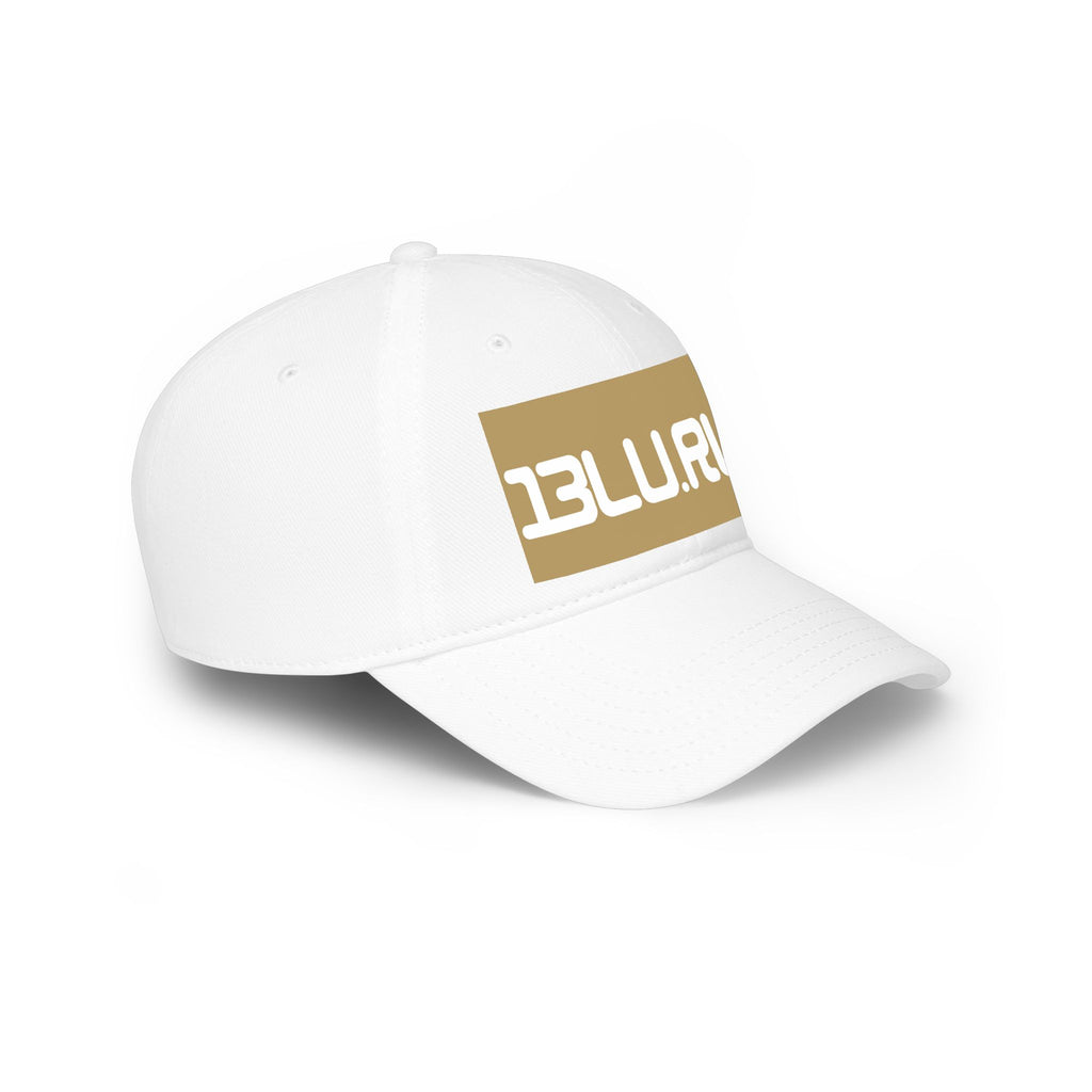 Low Profile Baseball Cap with 13LU.RUM Retro Patch — Casual Streetwear Hat
