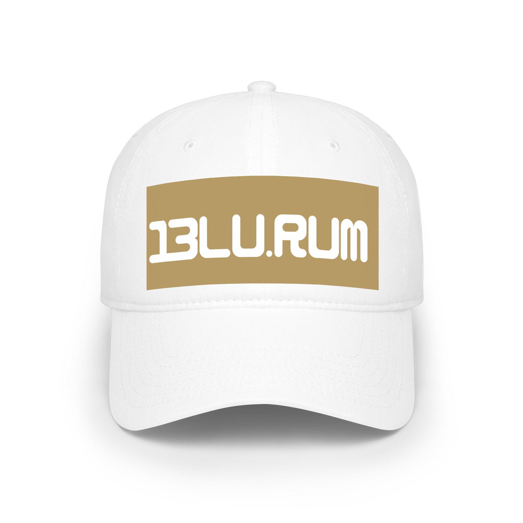 Low Profile Baseball Cap with 13LU.RUM Retro Patch — Casual Streetwear Hat