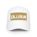 Low Profile Baseball Cap with 13LU.RUM Retro Patch — Casual Streetwear Hat