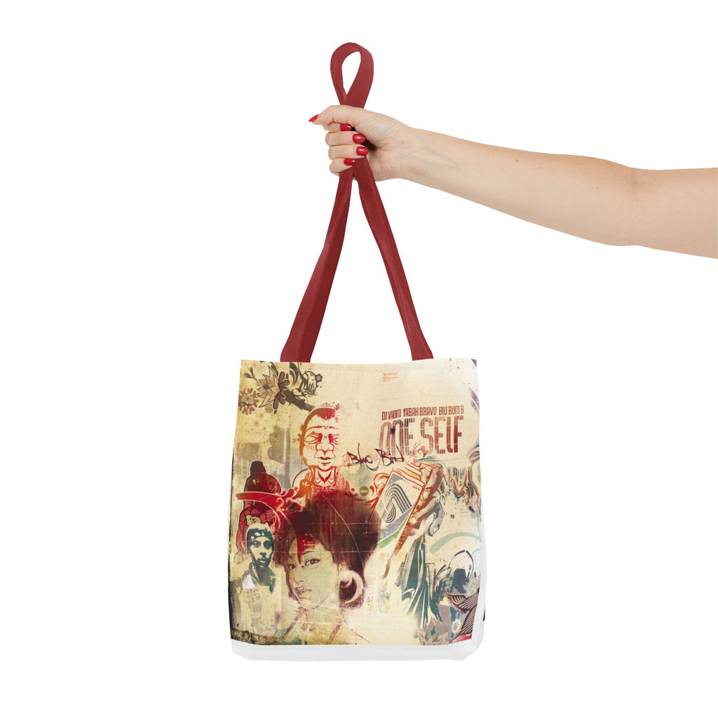 Children of Possibility Vintage Tote Bag - 'One Self' Artistic Printed Canvas Tote