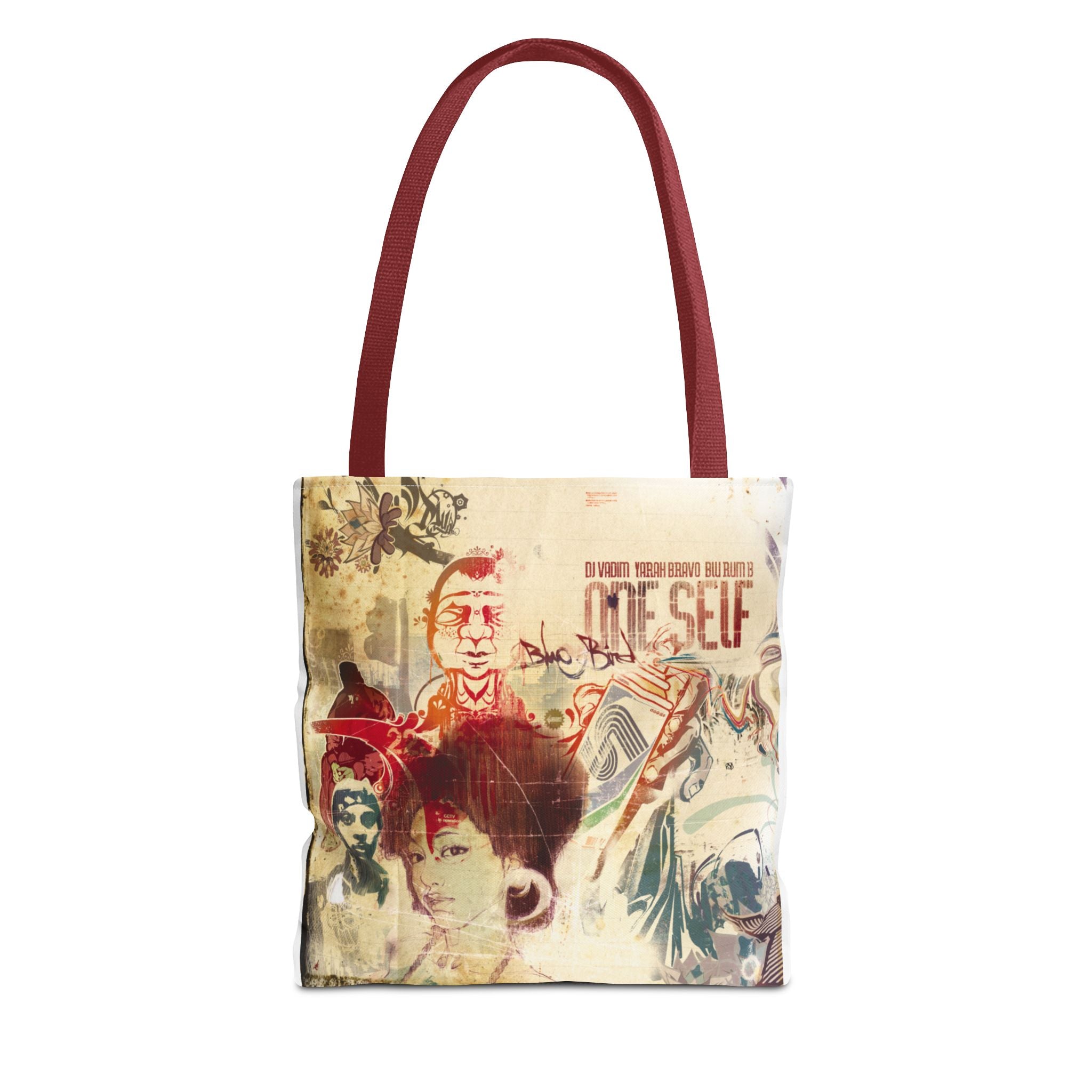 Children of Possibility Vintage Tote Bag - 'One Self' Artistic Printed Canvas Tote