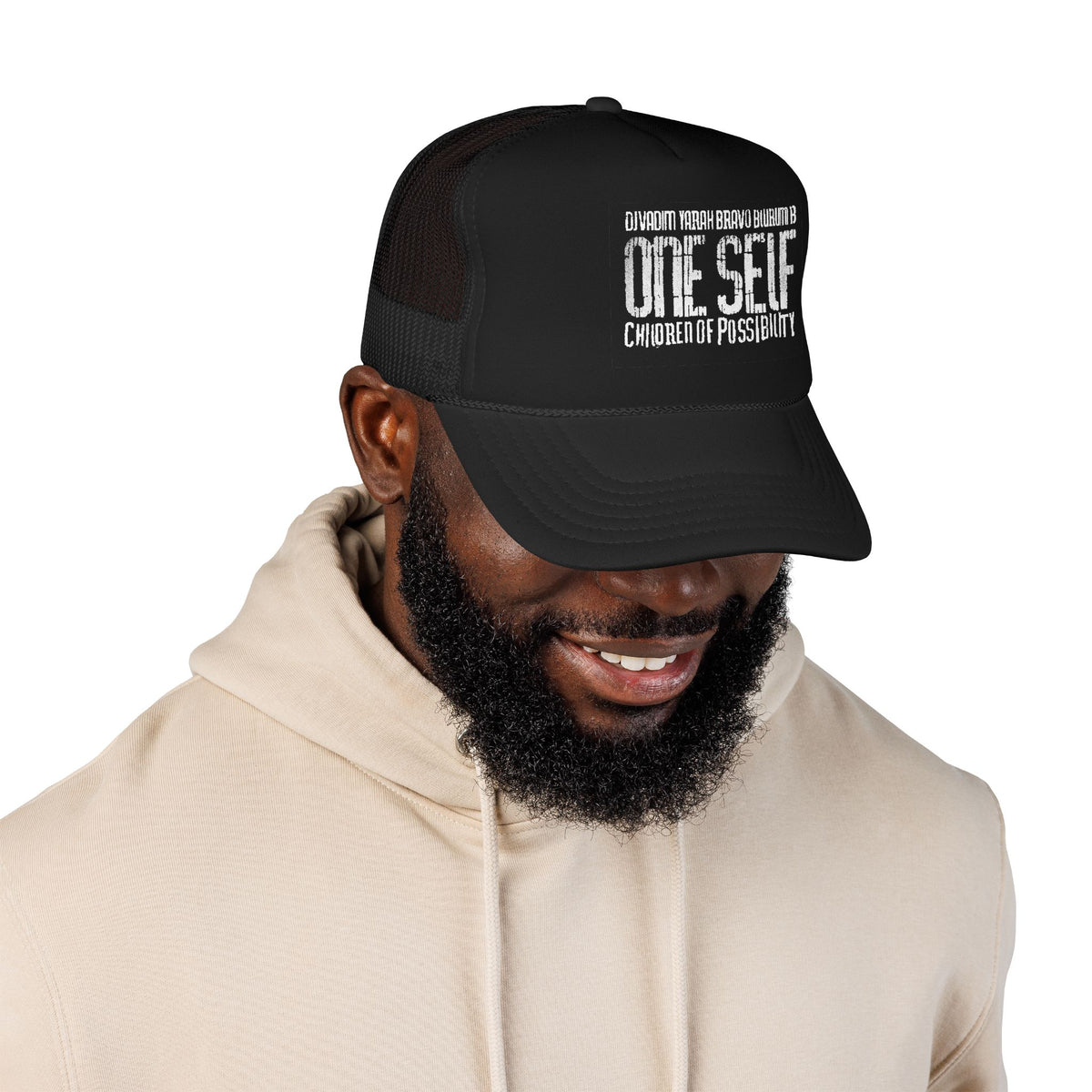 One Self  Trucker Hat — "Children of Possibility" Foam Mesh Cap