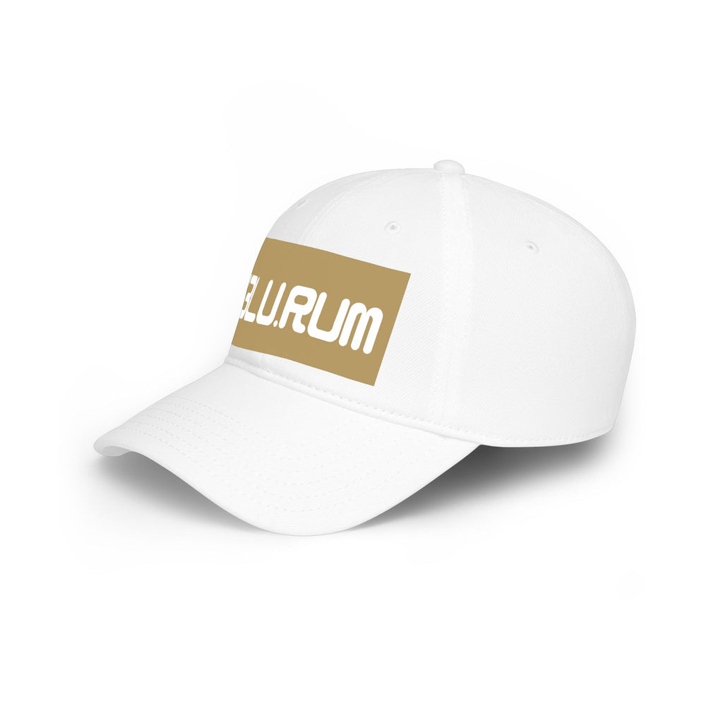 Low Profile Baseball Cap with 13LU.RUM Retro Patch — Casual Streetwear Hat