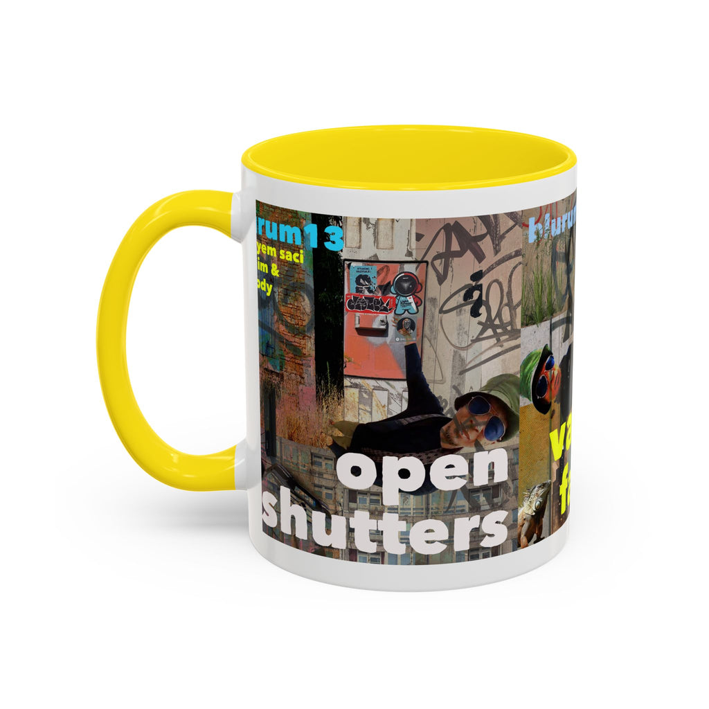 Vaguely Familiar Collage Accent Coffee Mug (11/15oz)