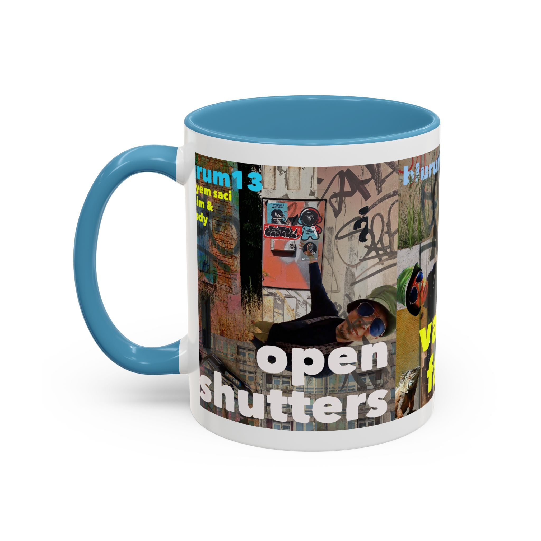 Vaguely Familiar Collage Accent Coffee Mug (11/15oz)