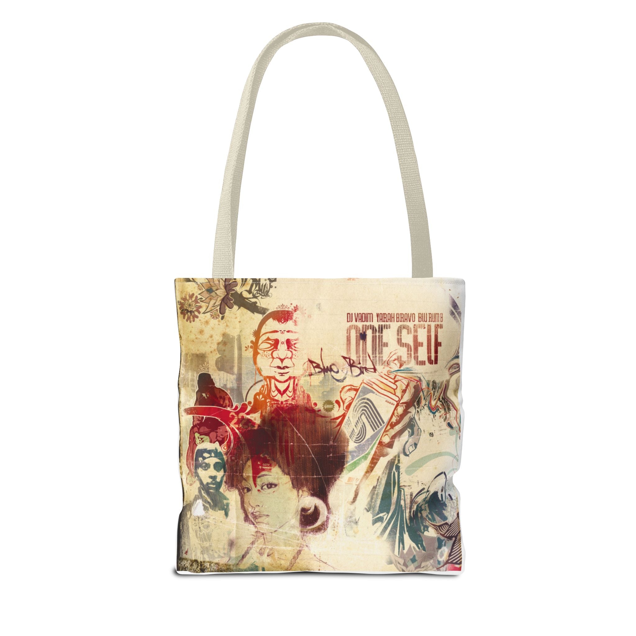 Children of Possibility Vintage Tote Bag - 'One Self' Artistic Printed Canvas Tote