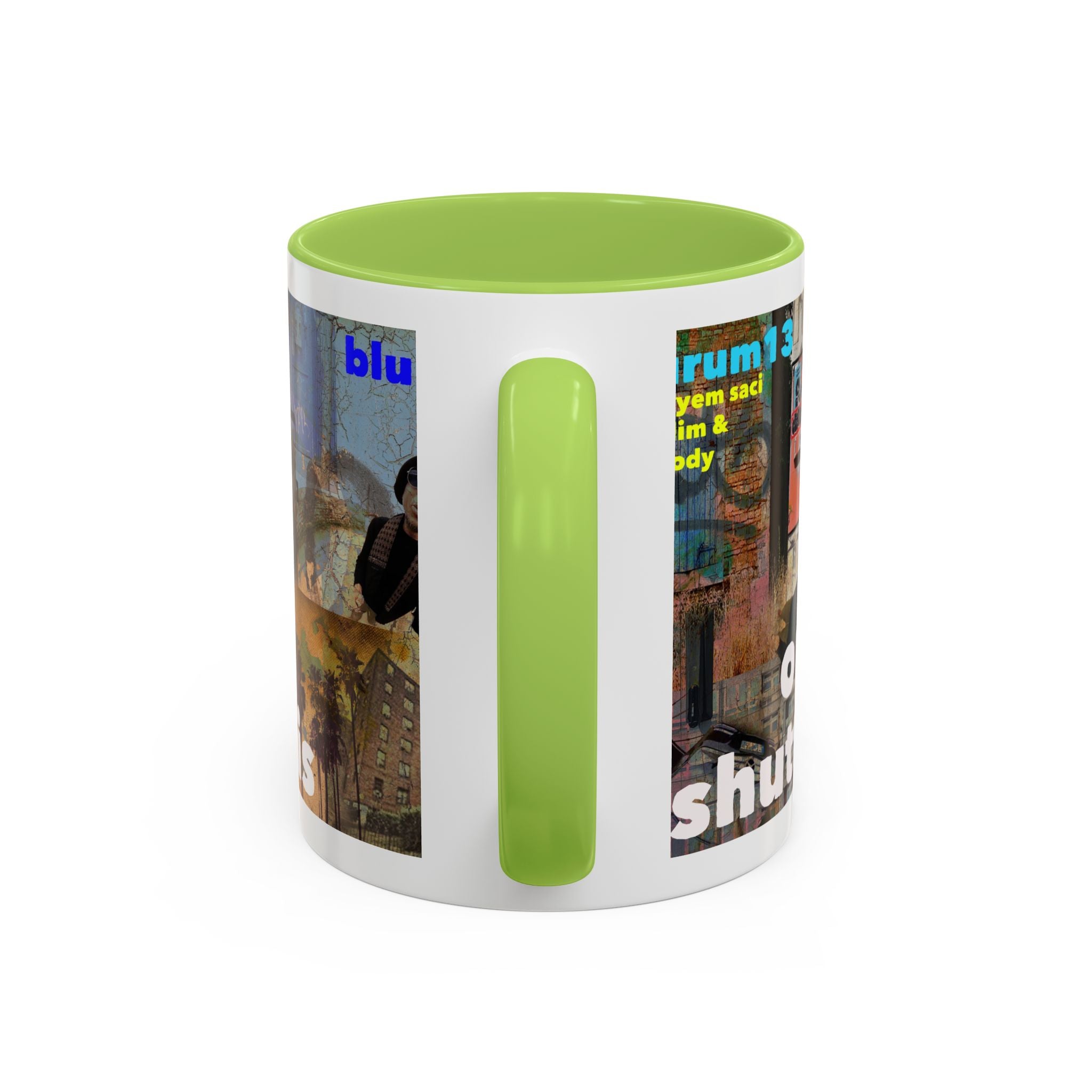 Vaguely Familiar Collage Accent Coffee Mug (11/15oz)