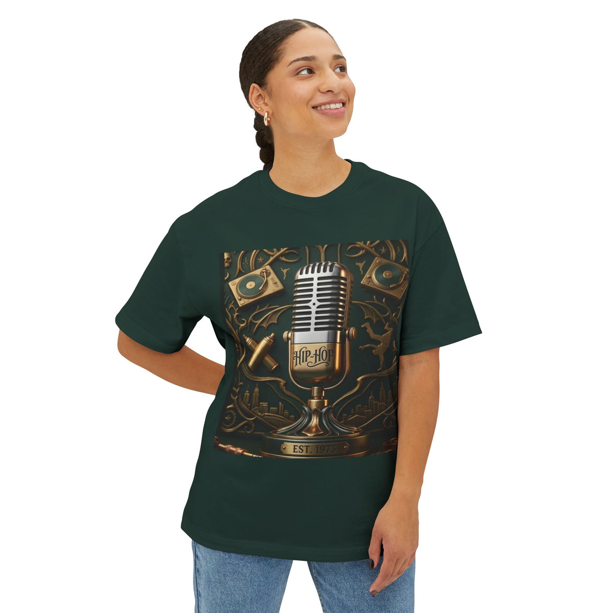 Hip Hop Vintage Microphone Tee