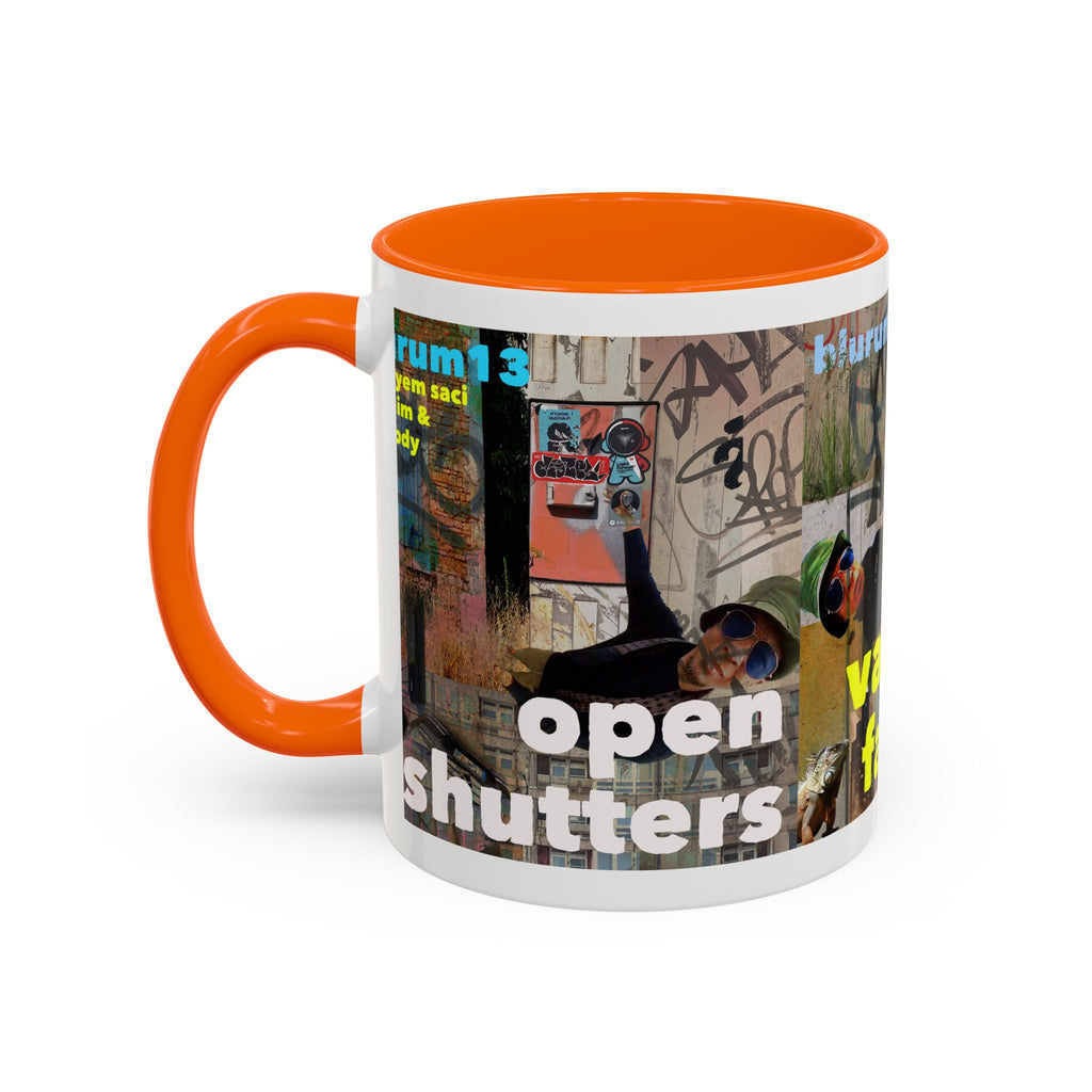 Vaguely Familiar Collage Accent Coffee Mug (11/15oz)