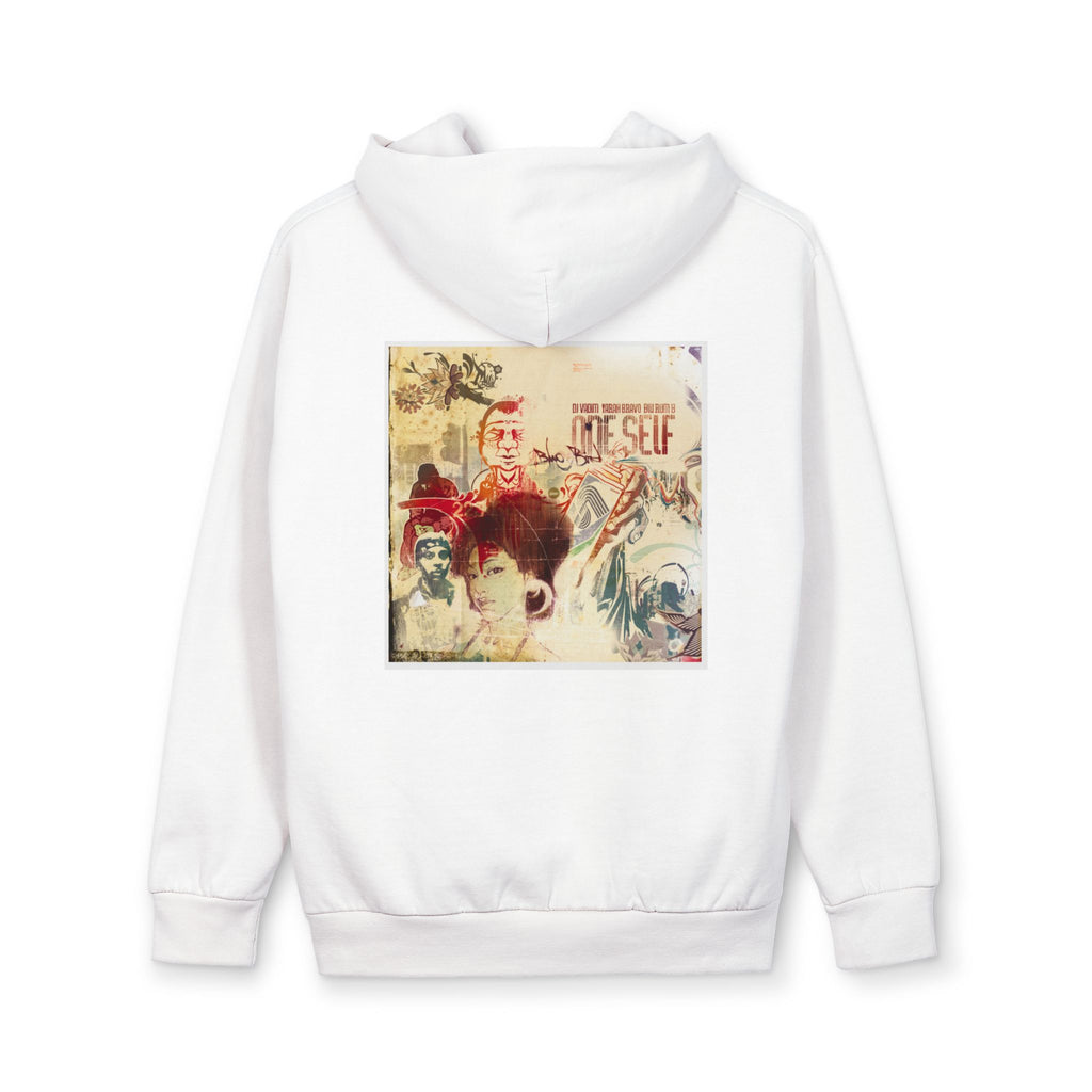 One Self Band Graphic Hoodie — Vintage Collage Music Pullover