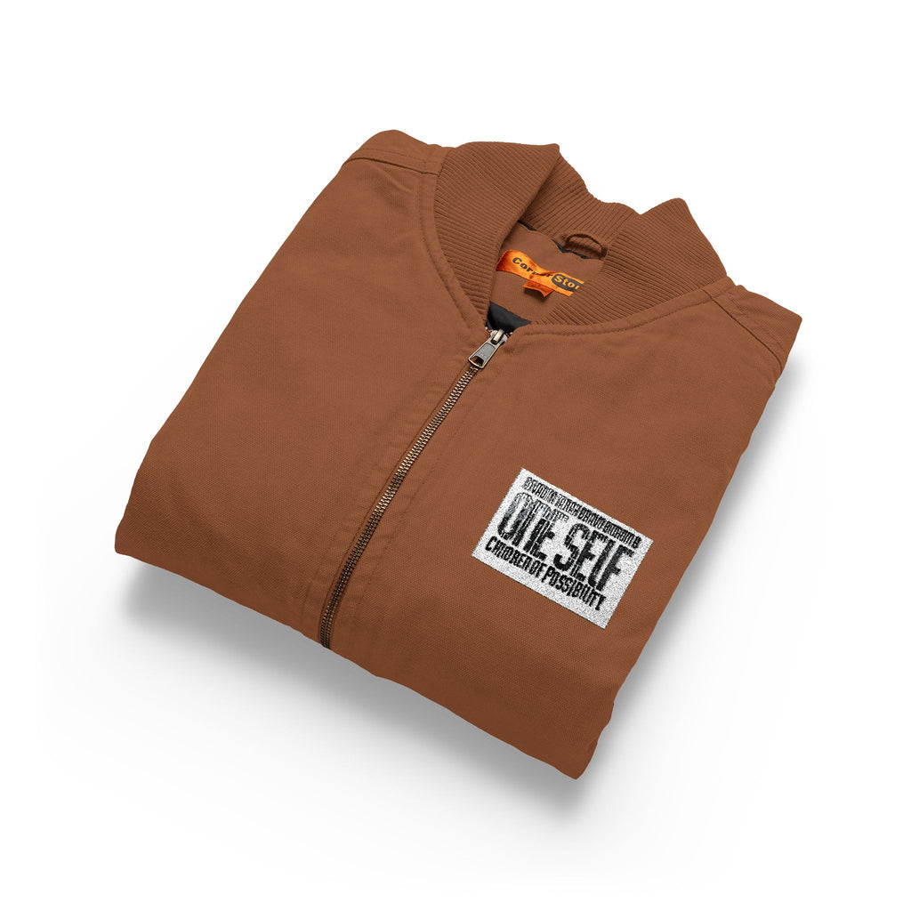 Washed Duck Cloth Work Vest — Embroidered Chest Patch
