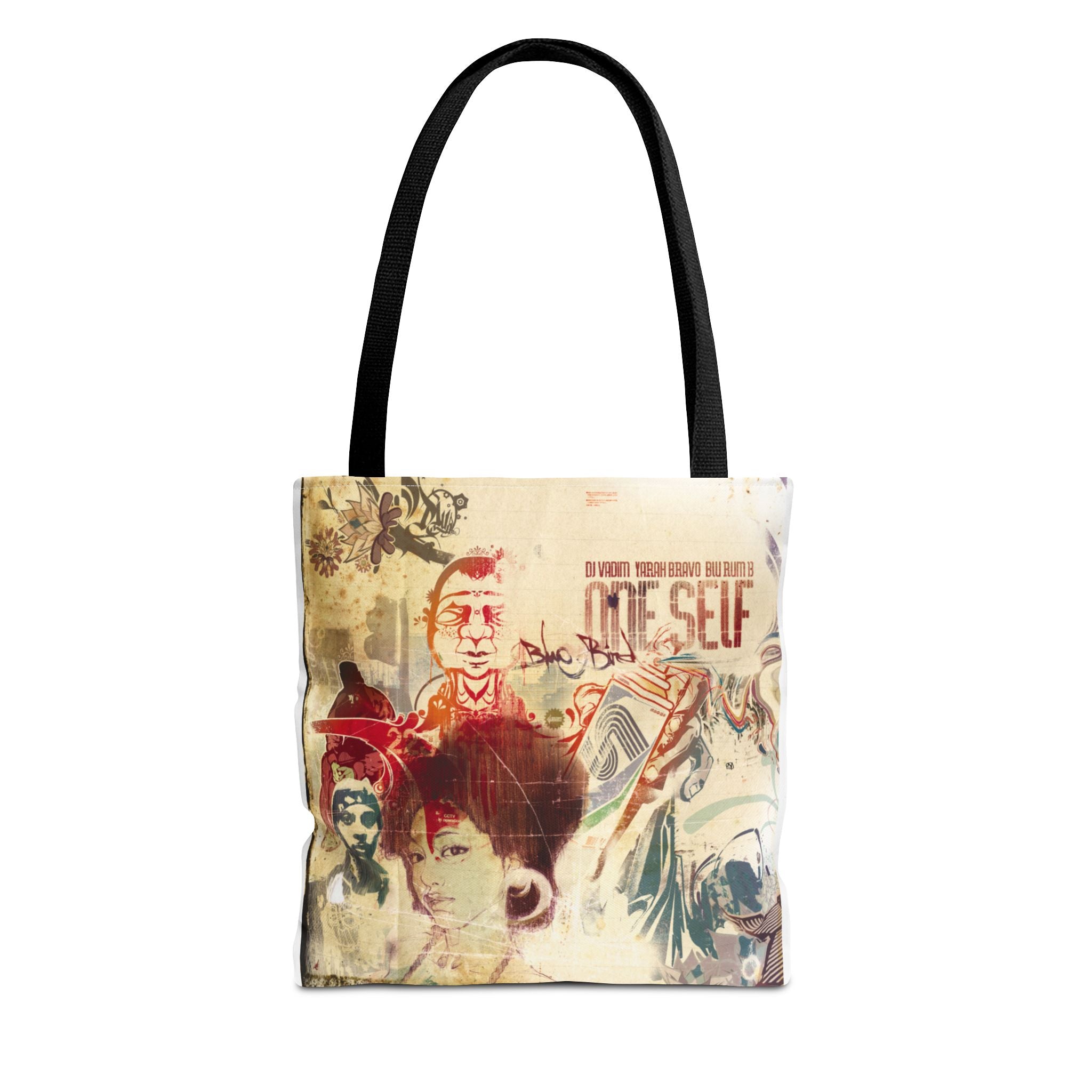 Children of Possibility Vintage Tote Bag - 'One Self' Artistic Printed Canvas Tote