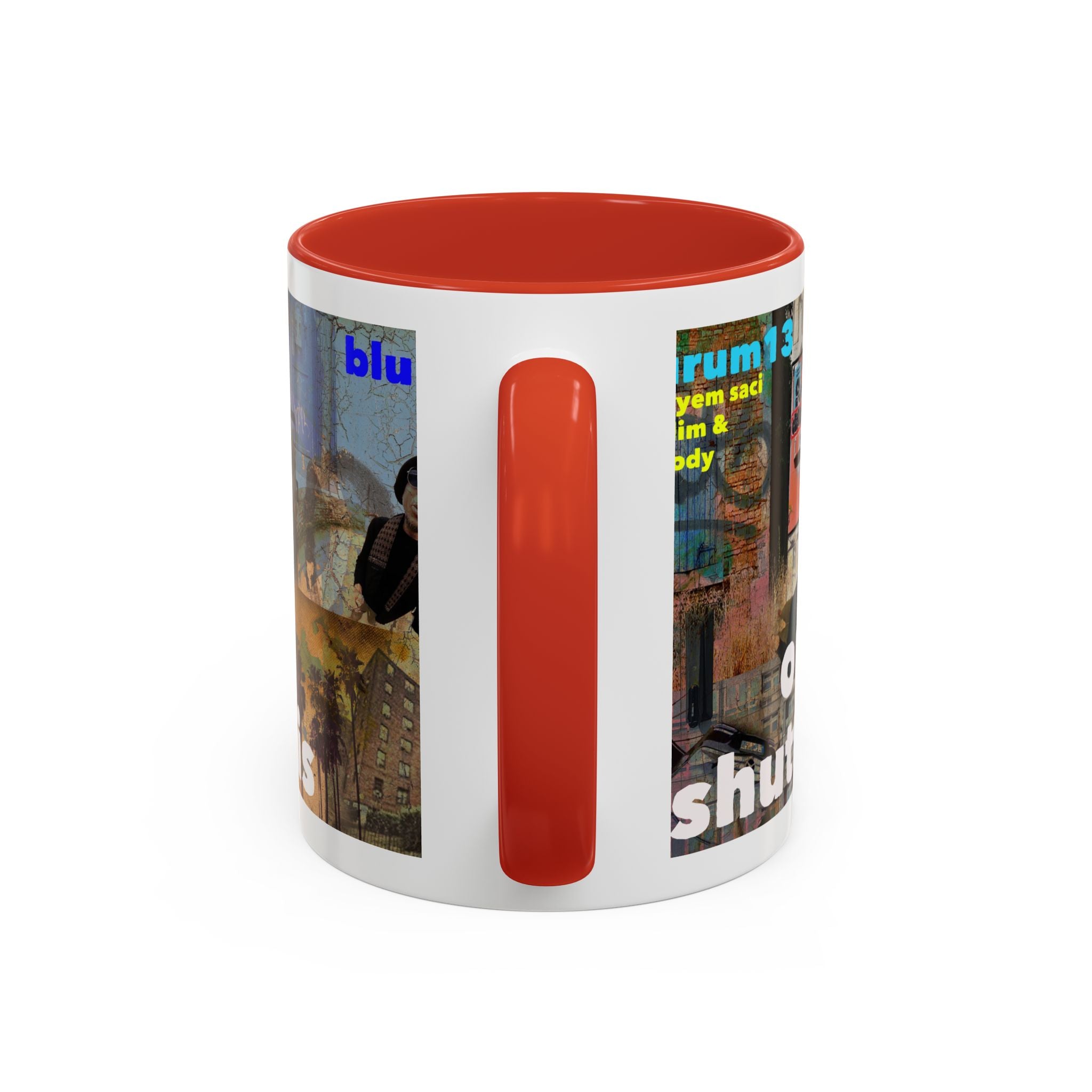 Vaguely Familiar Collage Accent Coffee Mug (11/15oz)