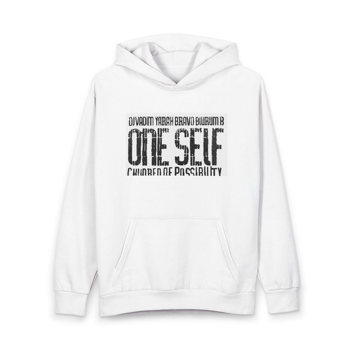 One Self Band Graphic Hoodie — Vintage Collage Music Pullover