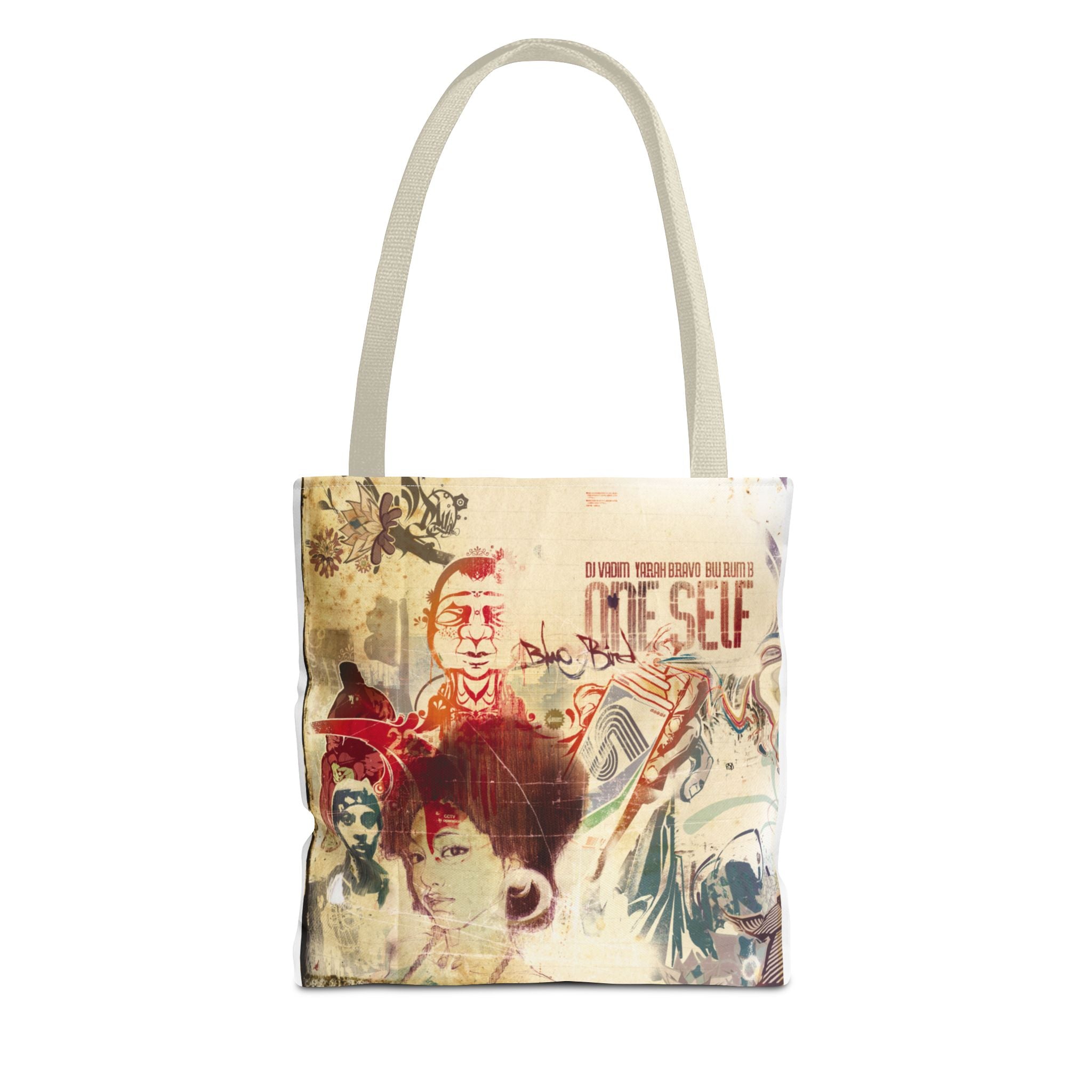Children of Possibility Vintage Tote Bag - 'One Self' Artistic Printed Canvas Tote