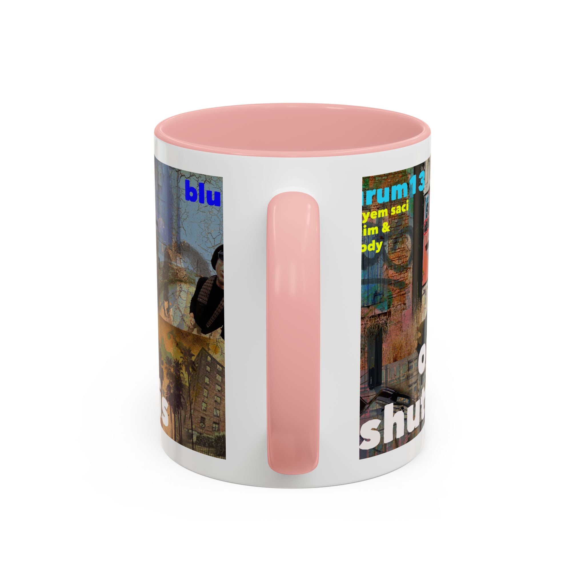 Vaguely Familiar Collage Accent Coffee Mug (11/15oz)