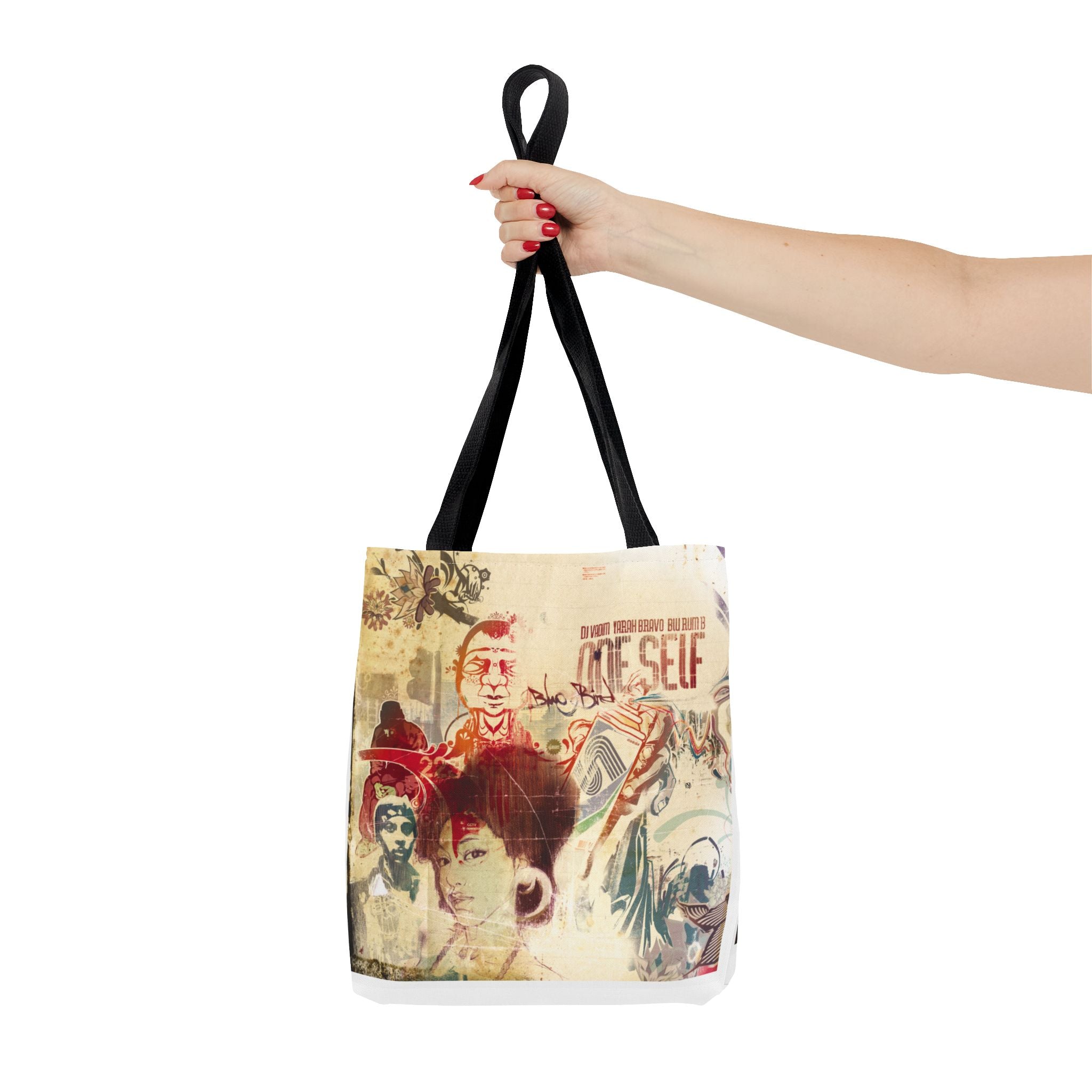 Children of Possibility Vintage Tote Bag - 'One Self' Artistic Printed Canvas Tote