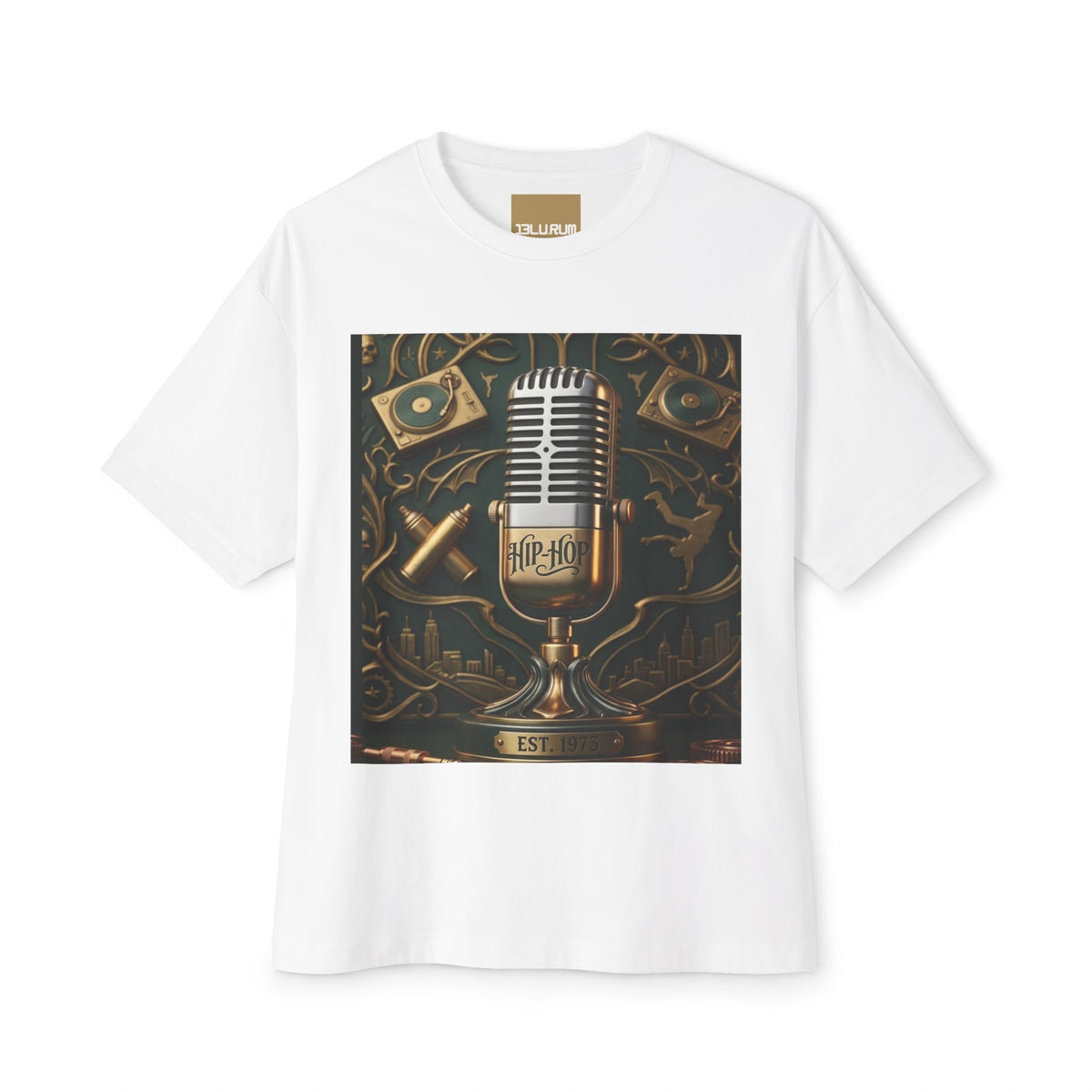Hip Hop Vintage Microphone Tee