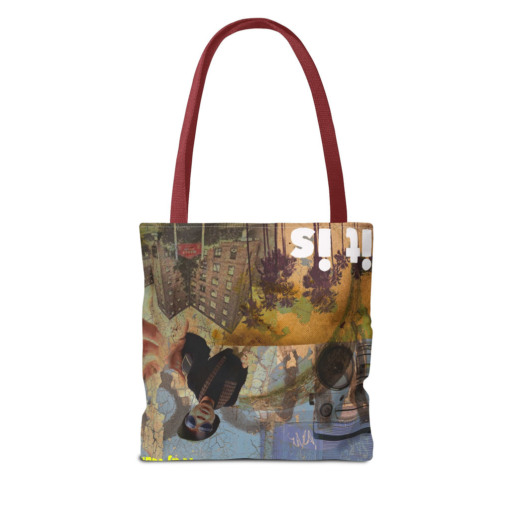 Open Shutters Graphic Tote Bag
