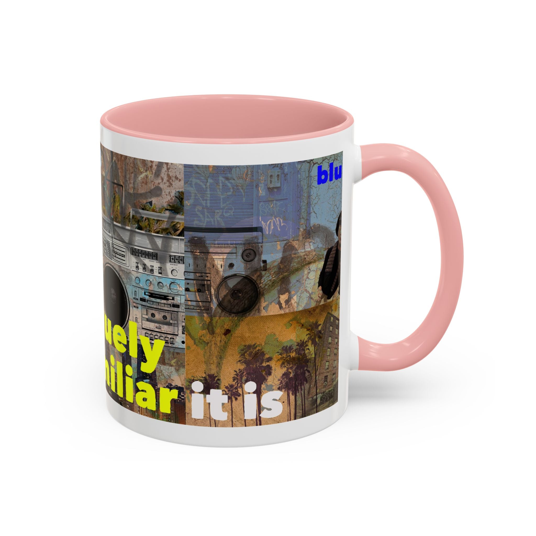 Vaguely Familiar Collage Accent Coffee Mug (11/15oz)