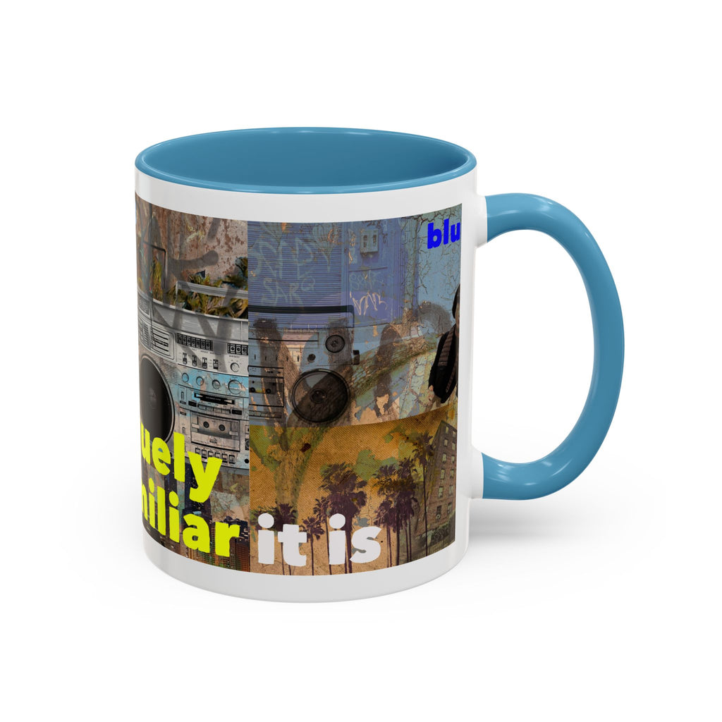 Vaguely Familiar Collage Accent Coffee Mug (11/15oz)