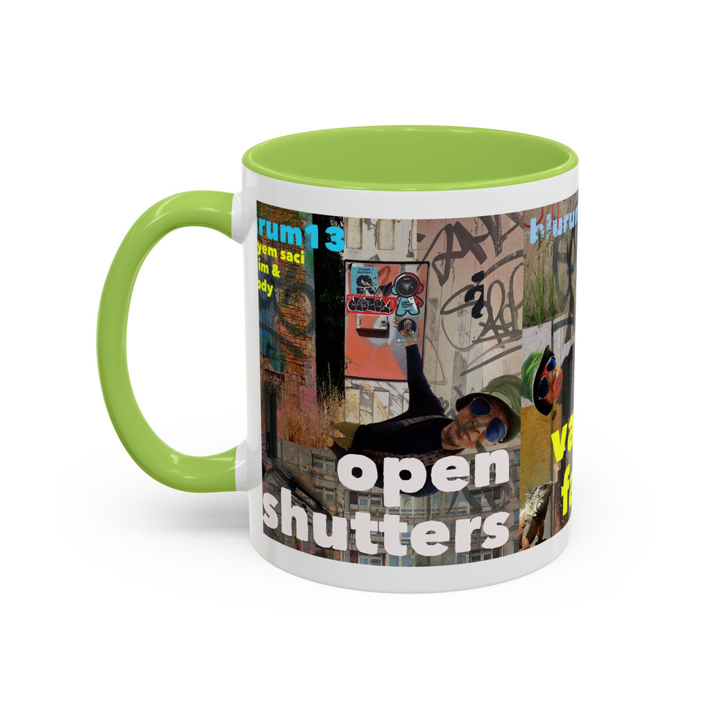 Vaguely Familiar Collage Accent Coffee Mug (11/15oz)