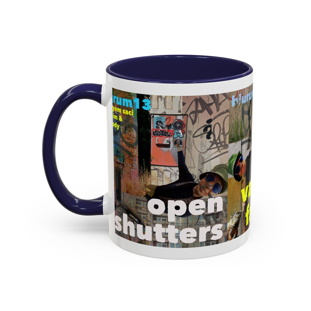 Vaguely Familiar Collage Accent Coffee Mug (11/15oz)