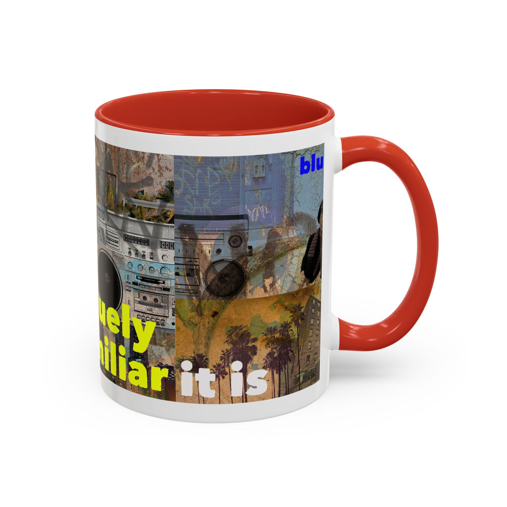 Vaguely Familiar Collage Accent Coffee Mug (11/15oz)