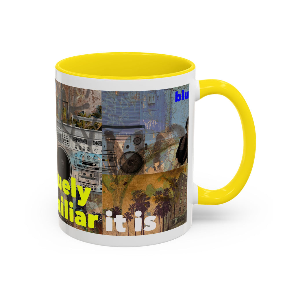 Vaguely Familiar Collage Accent Coffee Mug (11/15oz)