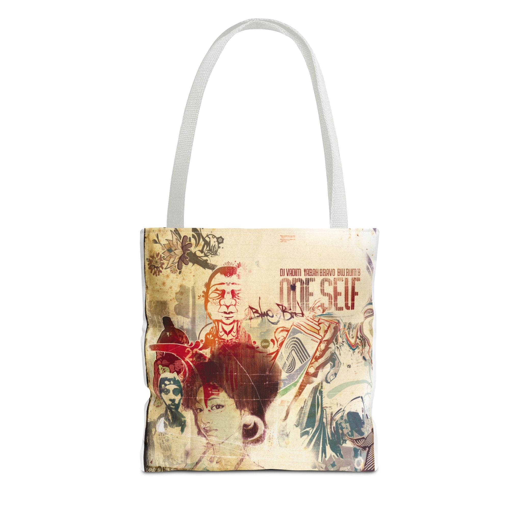 Children of Possibility Vintage Tote Bag - 'One Self' Artistic Printed Canvas Tote